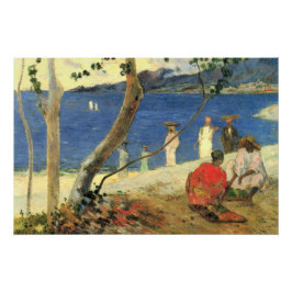 Paul Gauguin Fruit Carrier in Turin Cove oder Seas Poster
