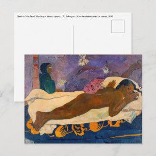 Paul Gauguin - Geist der Toten Wacht Postkarte