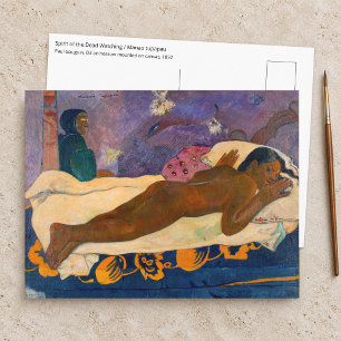 Paul Gauguin - Geist der Toten Wacht Postkarte