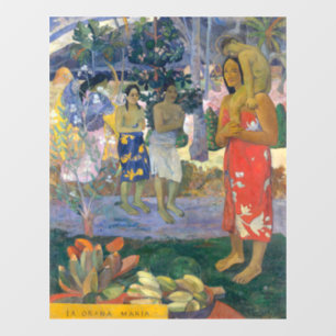 Paul Gauguin - Hail Mary / Ia Orana Maria Fensteraufkleber