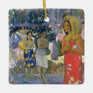 Paul Gauguin - Hail Mary / Ia Orana Maria Keramikornament