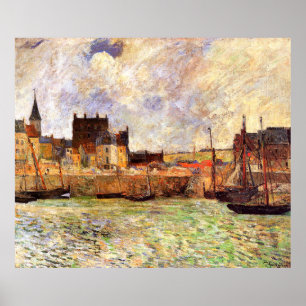 Paul Gauguin Harbour Scene, Dieppe Poster
