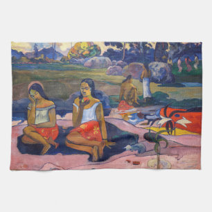 Paul Gauguin - Heilige Quelle, Süße Träume Geschirrtuch
