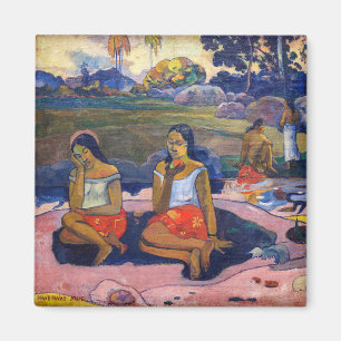 Paul Gauguin - Heilige Quelle, süße Träume Magnet