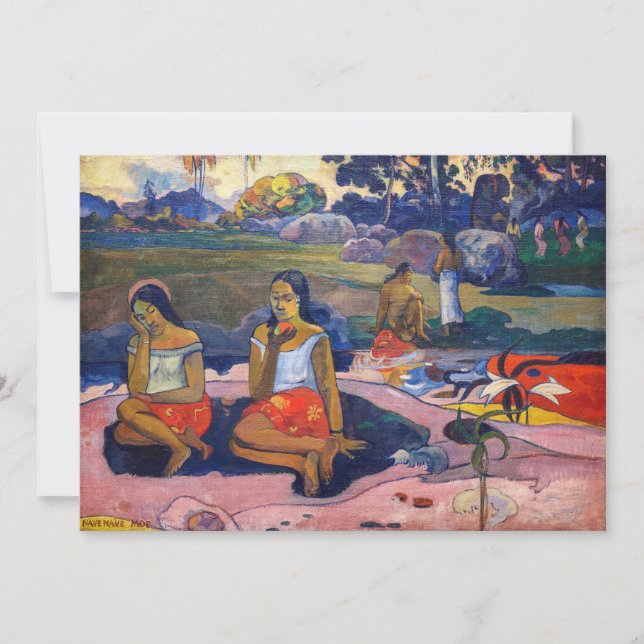 Paul Gauguin - Heiliger Frühling, süße Träume Einladung (Vorderseite)