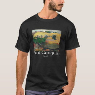 Paul Gauguin Heuschober Kunst Grafik Vintage T-Shirt