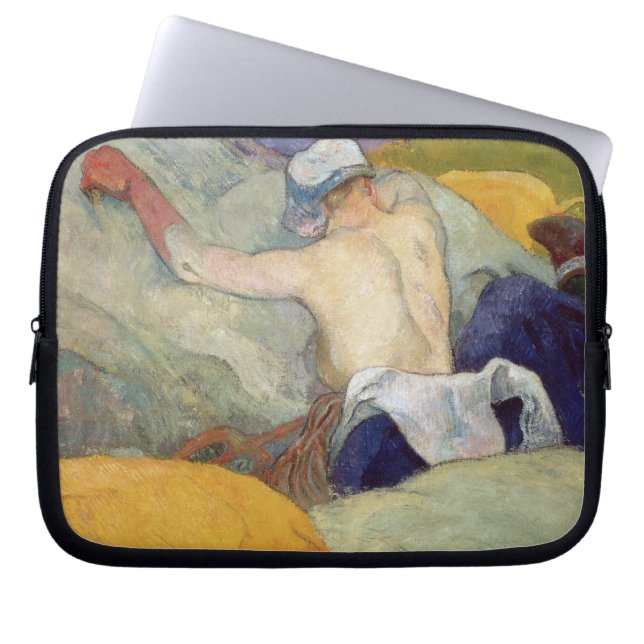 Paul Gauguin | in der Hitze oder die Schweine, Laptopschutzhülle (Vorderseite)