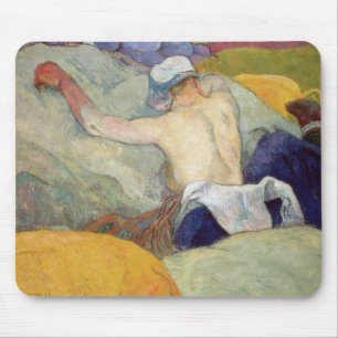 Paul Gauguin   in der Hitze oder die Schweine, Mousepad