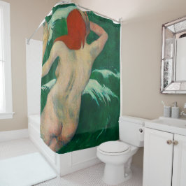 Paul Gauguin In the Waves Duschvorhang