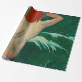 Paul Gauguin In the Waves Geschenkpapier