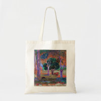 Paul Gauguin - Landschaft mit einem Schwein und ei