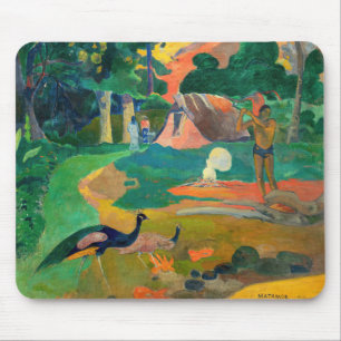 Paul Gauguin - Landschaft mit Pfauen / Matamoe Mousepad