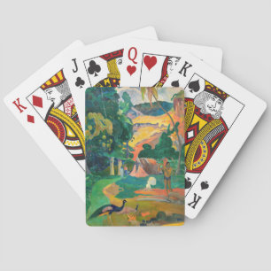 Paul Gauguin - Landschaft mit Pfauen / Matamoe Spielkarten