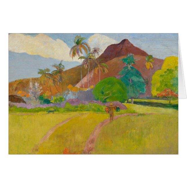 Paul Gauguin - Landschaft von Tahitien (Vorderseite (Horizontal))