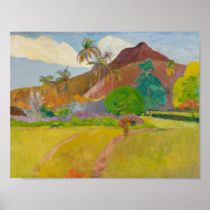 Paul Gauguin - Landschaft von Thahitian Poster