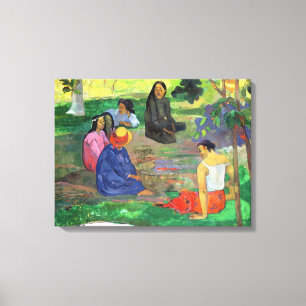 Paul Gauguin   Les Parau Parau oder Gespräch, Leinwanddruck