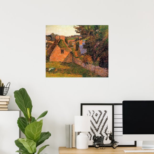 Paul Gauguin - Lollichon Field, Poster (Heimbüro)