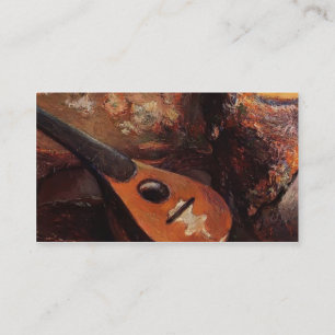 Paul Gauguin - Mandolin auf dem Stuhl Visitenkarte