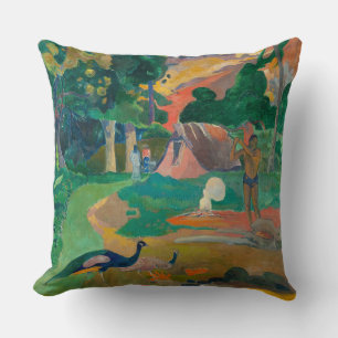 Paul Gauguin Matamoe Landschaft mit Peacocks Kissen
