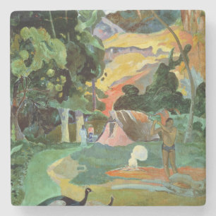 Paul Gauguin Matamoe oder Landschaft mit Friedens Steinuntersetzer