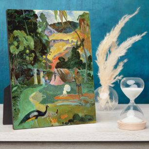 Paul Gauguin Matamoe oder Landschaft mit Peacock Fotoplatte
