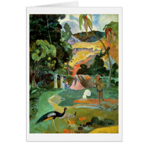 Paul Gauguin Matamoe oder, Landschaft mit Pfaus
