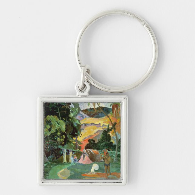 Paul Gauguin | Matamoe oder, Landschaft mit Pfaus Schlüsselanhänger (Vorne)