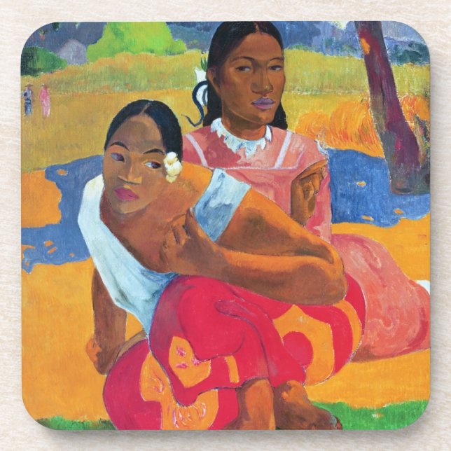 Paul Gauguin | Nafea Faaipoipo (wenn Sie Getti Getränkeuntersetzer (Vorderseite)