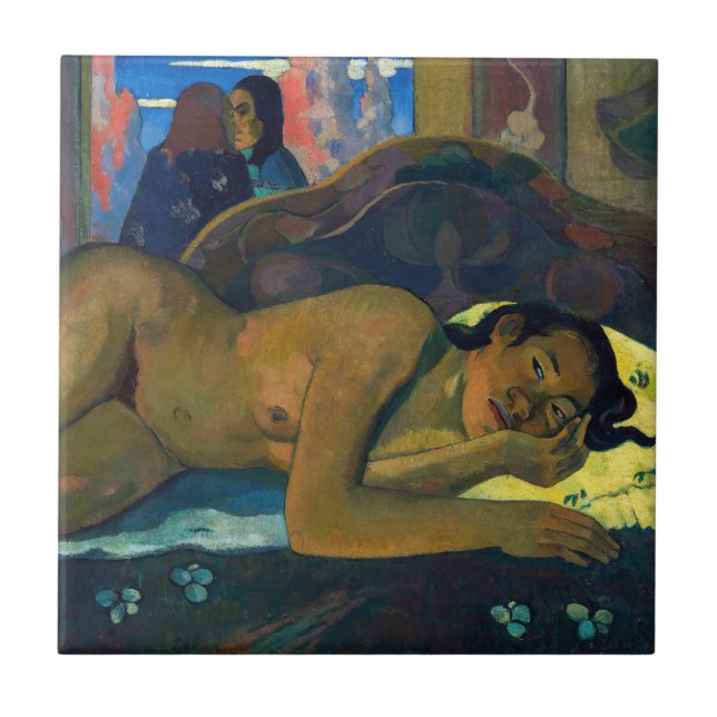 Paul Gauguin - Nevermore / O Taiti Fliese (Vorderseite)