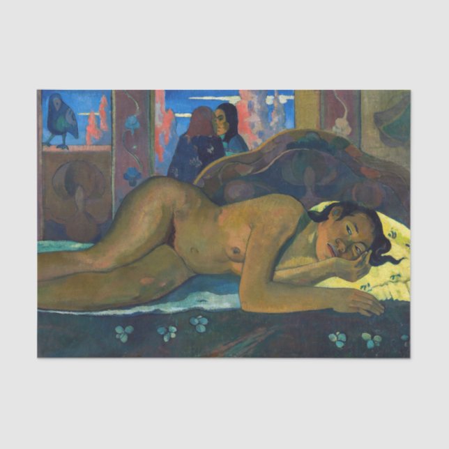 Paul Gauguin - Nevermore / O Taiti Seidenpapier (Vorderseite)