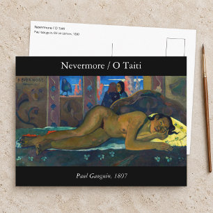 Paul Gauguin - Nimmermehr / O Taiti Postkarte
