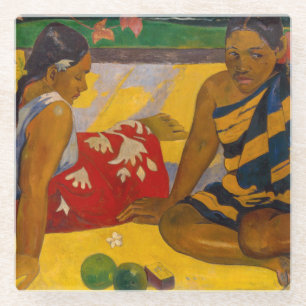 Paul Gauguin - Parau Api / Was gibt's Neues? Glasuntersetzer