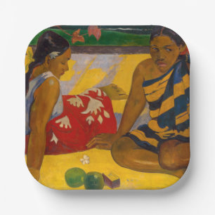 Paul Gauguin - Parau Api / Was gibt's Neues? Pappteller