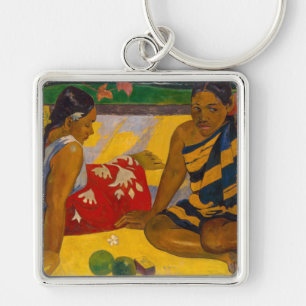 Paul Gauguin - Parau Api / Was gibt's Neues? Schlüsselanhänger