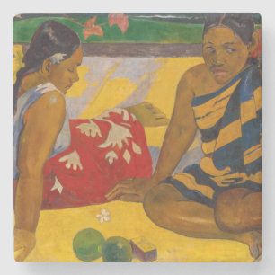 Paul Gauguin - Parau Api / Was gibt's Neues? Steinuntersetzer