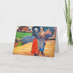 Paul Gauguin - Paysannes Bretonnes Karte