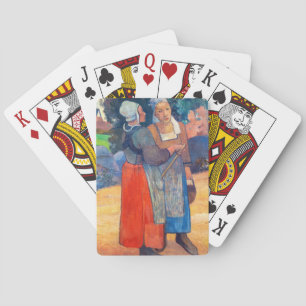 Paul Gauguin - Paysannes Bretonnes Spielkarten