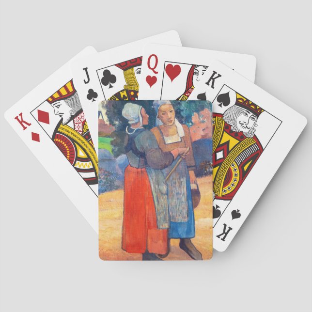 Paul Gauguin - Paysannes Bretonnes Spielkarten (Rückseite)
