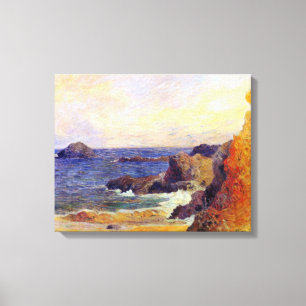 Paul Gauguin - Rocky Coast Fine Art Gemälde Leinwanddruck