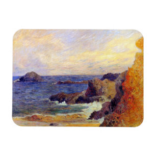 Paul Gauguin - Rocky Coast Fine Art Malerei Magnet