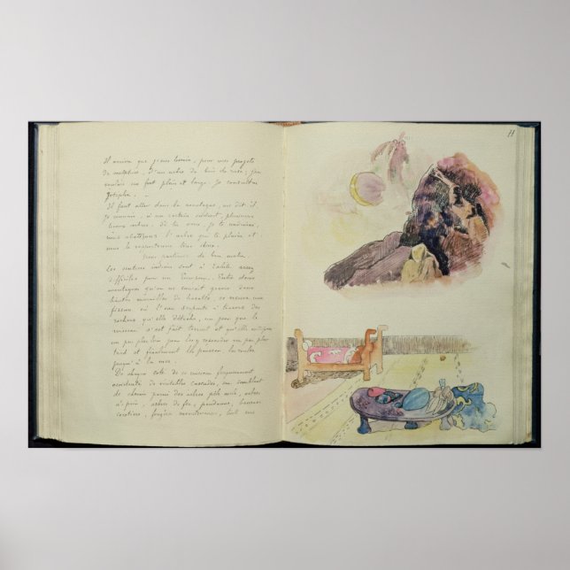 Paul Gauguin | Seiten von "Noa Noa", 1893-94 Poster (Vorne)