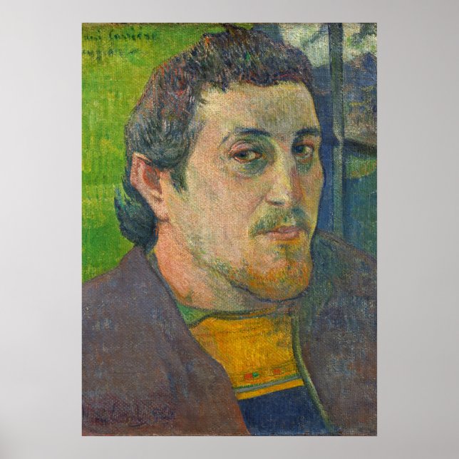 Paul Gauguin | Selbstportrait für Carriere Poster (Vorne)