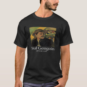 Paul Gauguin Selbstporträt Hut Kunst Grafik Vintag T-Shirt