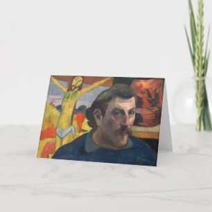 Paul Gauguin - Selbstporträt mit Gelbchrist Karte