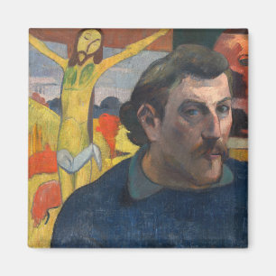 Paul Gauguin - Selbstporträt mit Gelbchrist Magnet