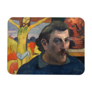 Paul Gauguin - Selbstporträt mit gelbem Christus Magnet