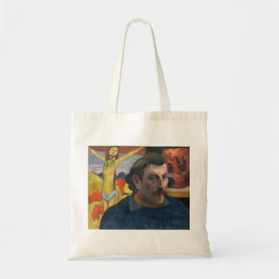 Paul Gauguin - Selbstporträt mit gelbem Christus Tragetasche