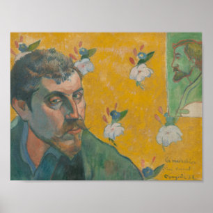 Paul Gauguin - Selbstporträt mit Portrait Poster