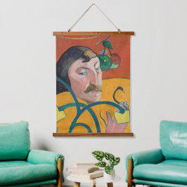 Paul Gauguin Self Portrait Modern Art Wood Wall Wandteppich Mit Holzrahmen