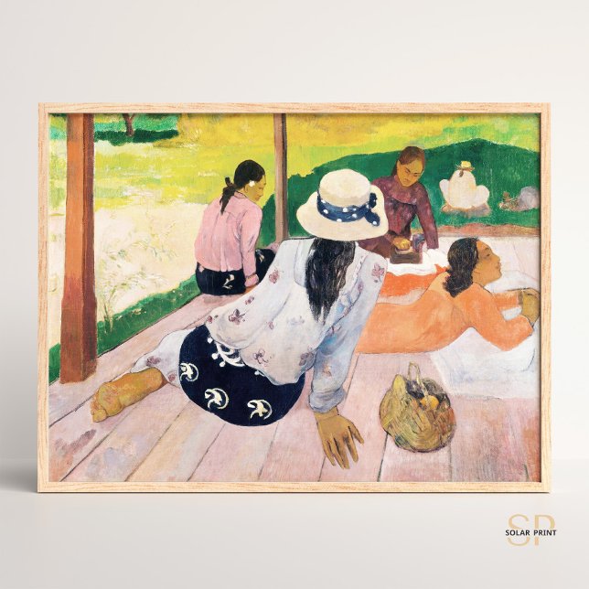 Paul Gauguin Siesta Malerei Art Printing Poster (Von Creator hochgeladen)